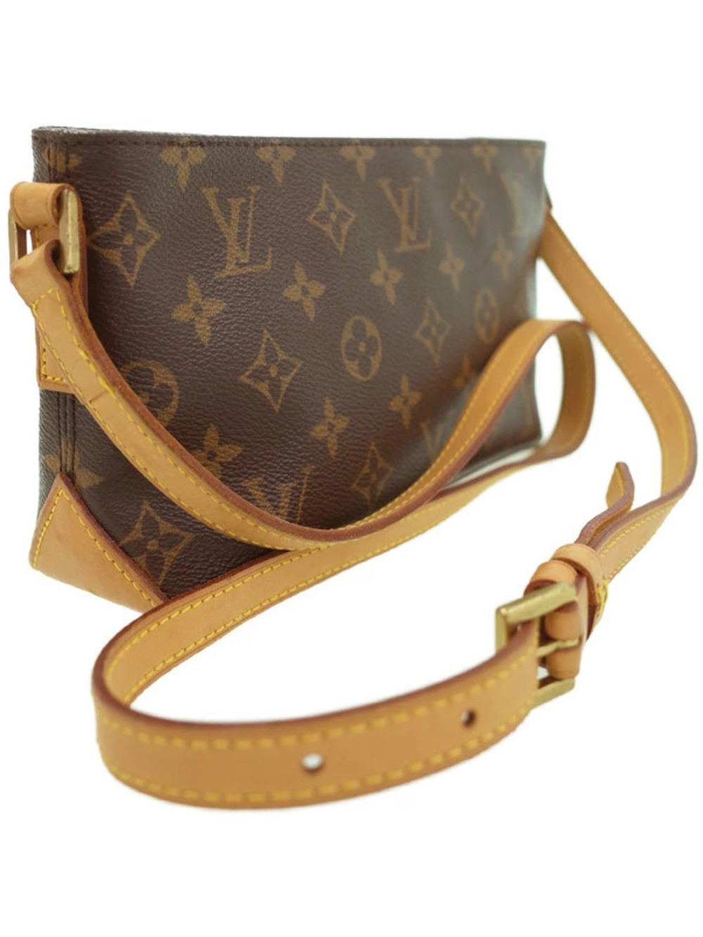 Louis Vuitton Bag Trotteur Monogram Shoulder Brown